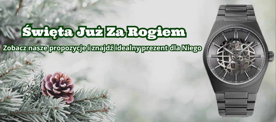 PREZENT ŚWIĄTECZNY DLA NIEGO- SPRAWDŹ PROPOZYCJĘ ZEGARKÓW, KTÓRE GO ZACHWYCĄ