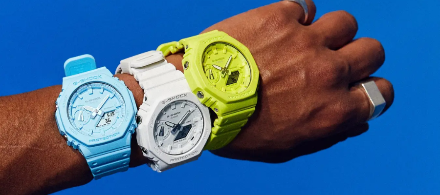 NOWOŚĆ OD MARKI CASIO G-SHOCK KOLOROWE LETNIE ZEGARKI