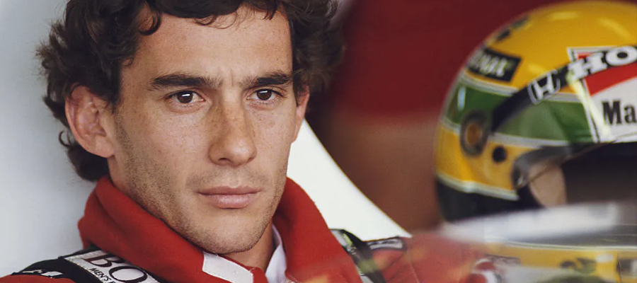 AYRTON SENNA - AMBASADOR TAG HEUER I SŁYNNY KIEROWCA WYŚCIGOWY