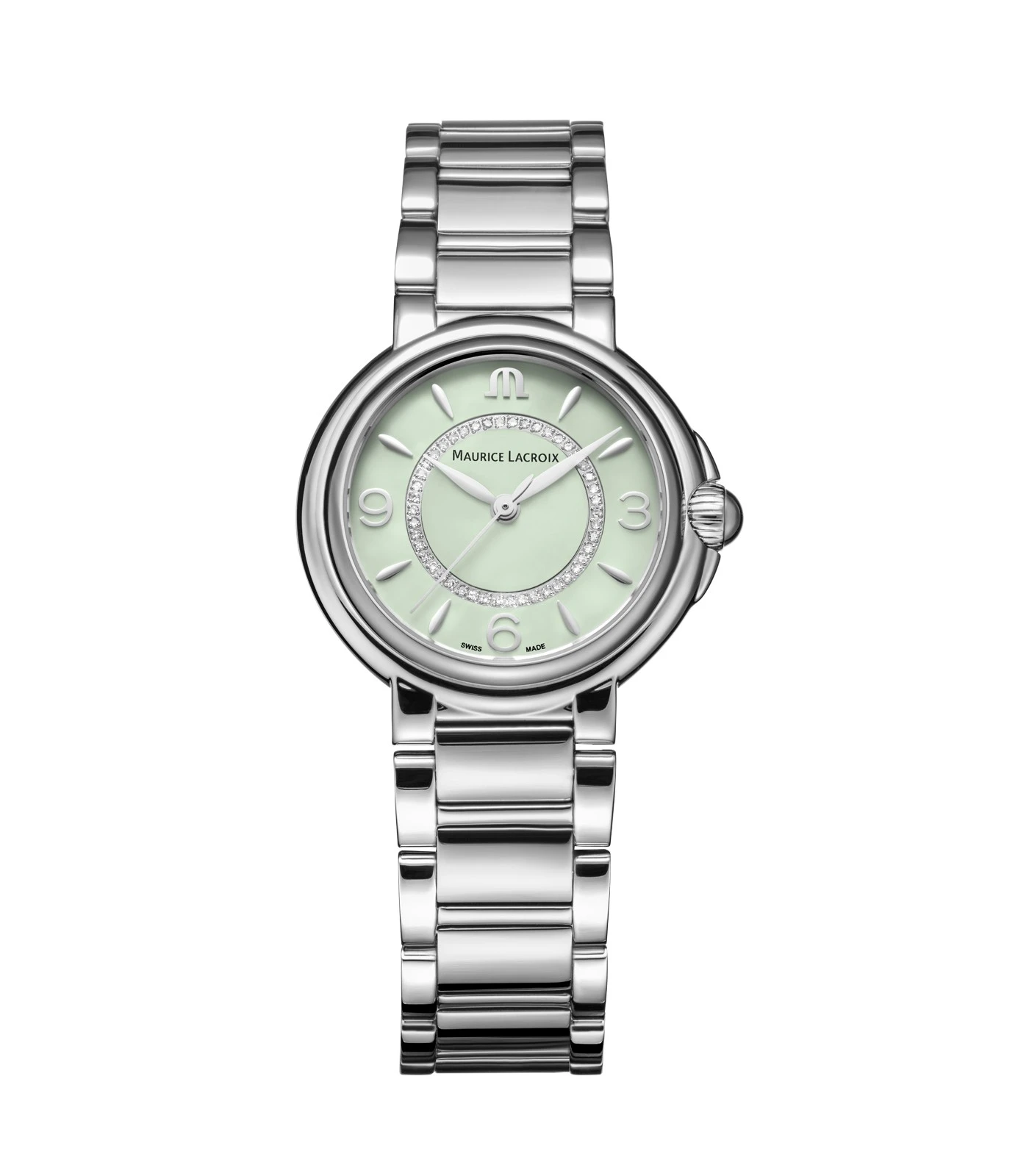 Maurice Lacroix Fiaba Lady Date 32mm Diamonds  FA1104-SS002-G20-1