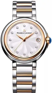 Maurice Lacroix Fiaba Date Diamonds Gold PVD FA1004-PVP13-150-1