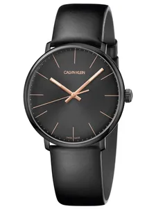 Calvin Klein High Noon Black Leather Black K8M214CB