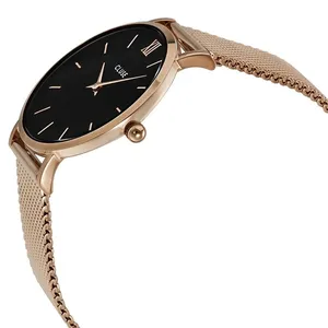 Cluse Minuit Mesh Black Rose Gold CW0101203003