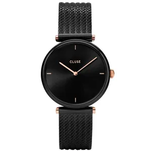 Cluse Triomphe Mesh Black CL61004