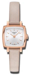 Tissot Lovely Square Silver Dial Rose Gold PVD T058.109.36.031.00