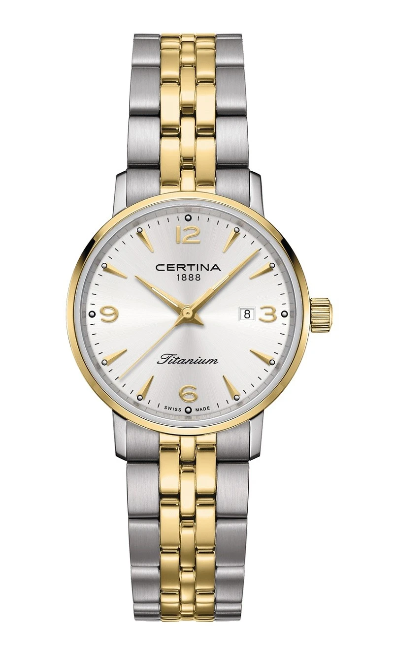 Certina DS Caimano Lady Precidrive Titanium PVD C035.210.55.037.02