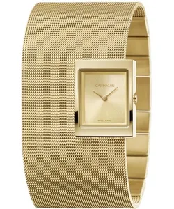 Calvin Klein Lady Swing Mesh Yellow Gold PVD K9K23529