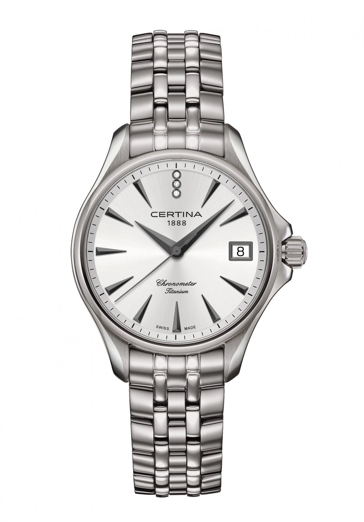 Certina DS Action Lady Diamonds Titanium COSC Chronometer C032.051.44.036.00