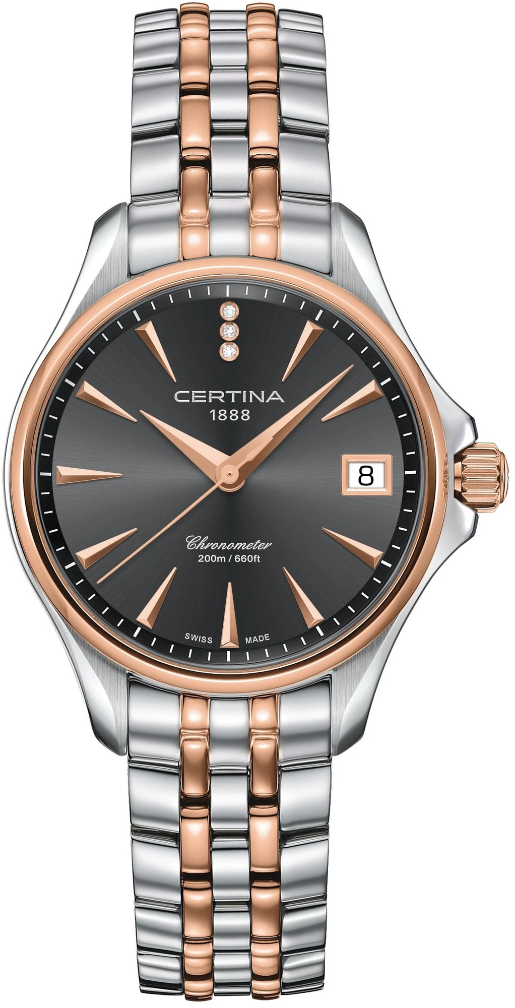 Certina DS Action Lady Diamonds COSC C032.051.22.086.00