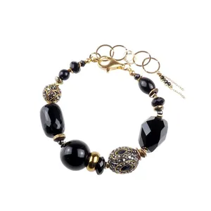 Lewanowicz Bransoletka Faberge z onyksem 40990776