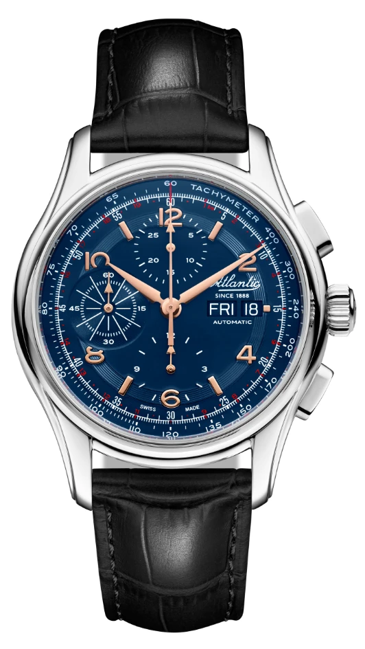 Atlantic Worldmaster 1888 Automatic Chronograph Day-Date Valjoux 52852.41.55R
