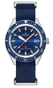 Certina DS SUPER PH500M Powermatic 80 Blue Diver Sea Turtle Conservancy Special Edition C037.407.18.040.10