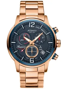 Atlantic Seasport Chronograph Rose Gold PVD 87466.44.55