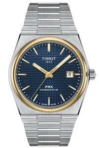 Tissot PRX 40 205 Powermatic 80 Blue Dial Gold Bezel T137.407.21.041.00